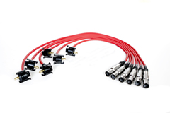  PERFORMANCE IGNITION WIRE SET RED (8MM) MK3 MK4 12V VR6 FOR USE WITH EDIS COIL
